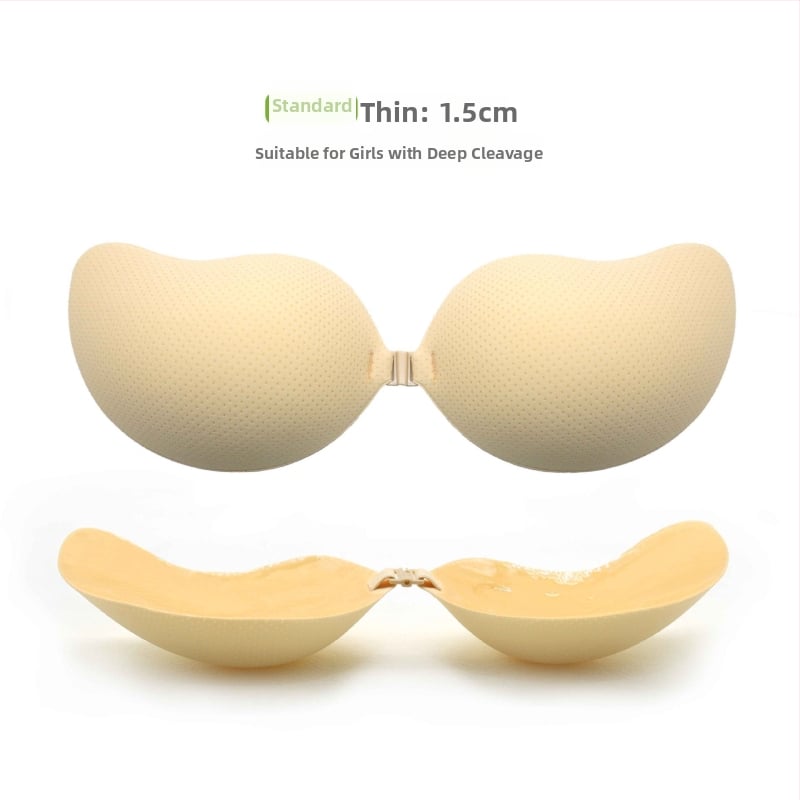 Nailonist paksendatud push-up rinnahoidja padjad, mango kuju niblid, hingavad, nähtamatud, läikivad, pruutkleitidele