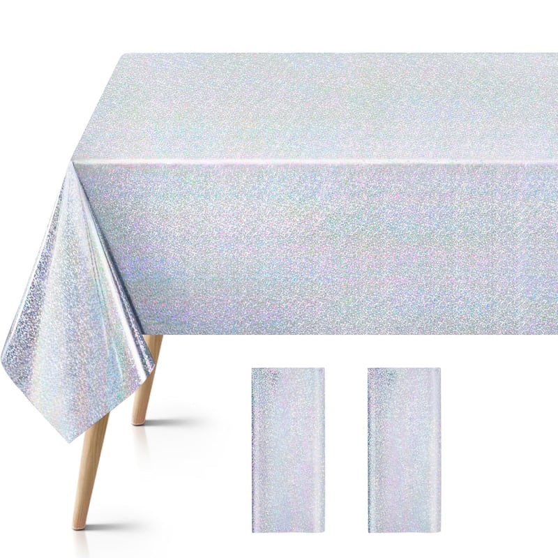 Μίας χρήσης τραπεζομάντηλο από αλουμινόφυλλο με μοτίβο λέιζερ, ορθογώνιο σχήμα, πάχος 0,01 mm