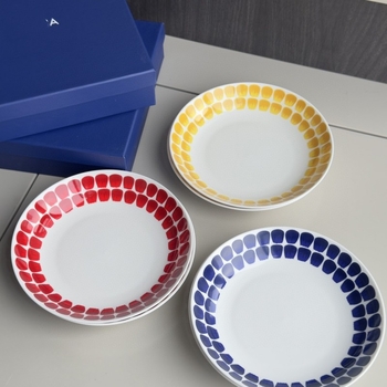 Set posuđa za stol - keramika, retro i vintage stil, ručno oslikana površina, pogodno za mikrovalnu pećnicu