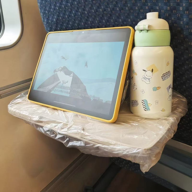 Μίας χρήσης επιφάνεια τραπεζιού τρένου, αδιάβροχη, αντιβακτηριακή, ανθεκτική στη βρωμιά, από πλαστικό (PE/πολυαιθυλένιο), με δυνατότητα εκτύπωσης λογότυπου