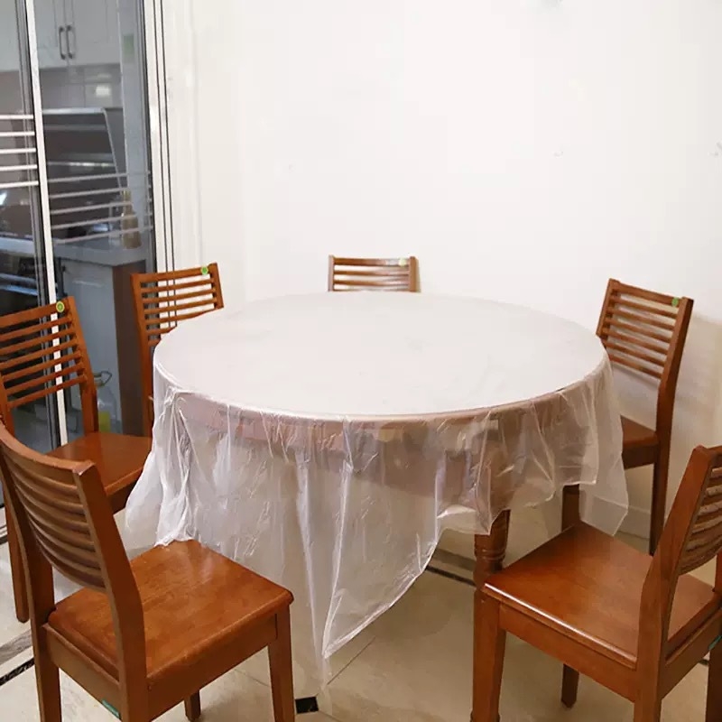 Jednokratni PE kvadratni stolnjak, debljine 1 mm, nebiodegradibilan, za hotele i restorane