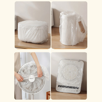 Jednokratna HDPE okrugla stolnjaka, debljine 0,7 mm, bez uzorka, tisk logotipa dostupan
