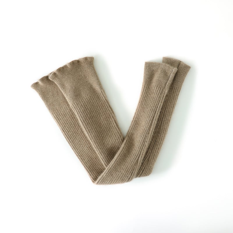 Кашмирени протектори за крак с надколенник, защита на прасеца, топлина и антихлъзгаща опора за коляното