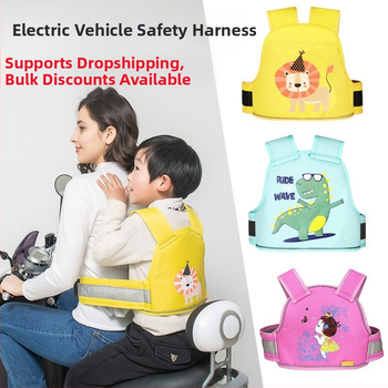 Pás sedadla na jazdu na bicykli s Oxford textíliou, dĺžka 1.65 m, detská bezpečnostná slučka