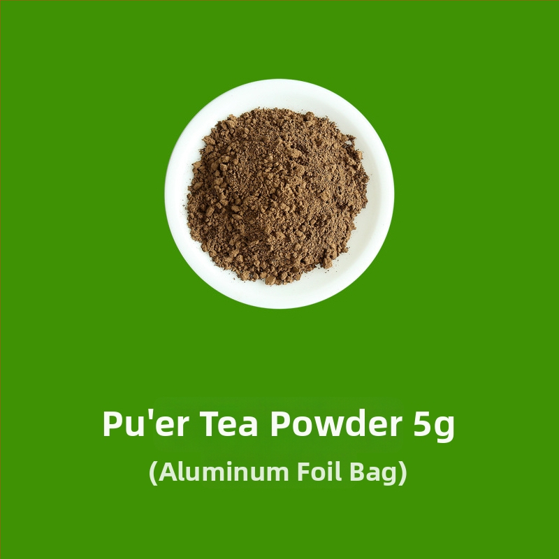 Čajové prášky pre ceremónie: prášok bieleho čaju, prášok červeného čaju, prášok oolong, prášok pu-erh a matcha