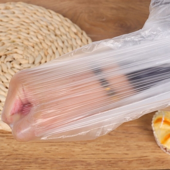 Jednokratna plastična stolnjak s vrpcom, debeli PE, prozirna, otporna na masnoću, za vjenčanje