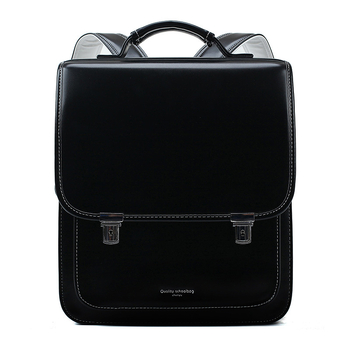 Školski ruksak od PU kože, japanskog stila, smanjenje opterećenja i zaštita kralježnice, zakrivljene naramenice