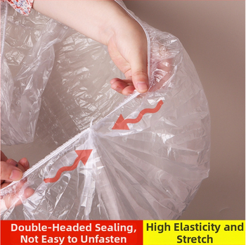 Покривало за фолио за свежест, еднократно използване — прахозащита, против насекоми и петна, удебелен пластмасов кухненски капак