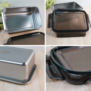 316 неръждаема стомана квадратна кутия за обяд с капак със уплътнение; термоустойчива; кутия за обяд и съхранение, капацитети 0.5–0.8 л; 0.8–1 л; 1–2 л; 2.1–3 л