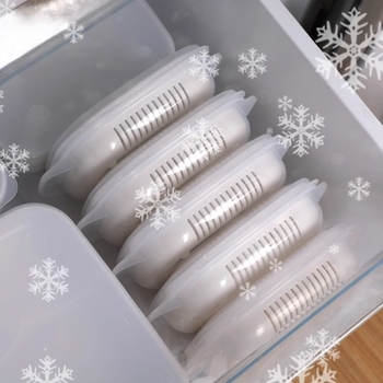 Кутия за обяд, подходяща за микровълнова, японски стил, квадратна форма, обем 301–500 мл, полипропилен