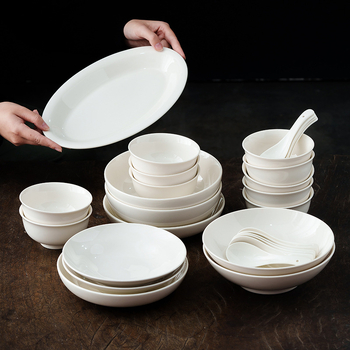 Porcelán étkészlet az asztalhoz | univerzális kompatibilitás, kínai stílus, kézzel készült, 15-29 darab