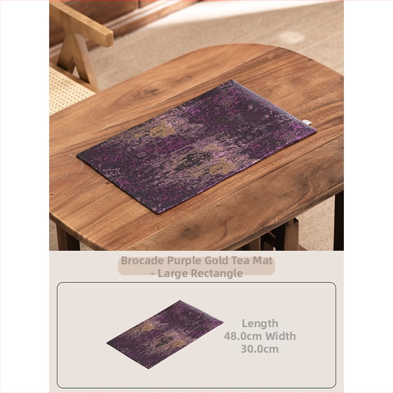 Podmetač za čajni stol s dvostrukom čipkom, debela tkanina, otpornost na opekline