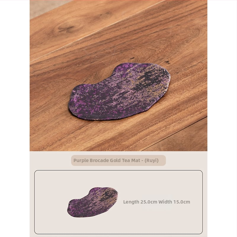 Podmetač za čajni stol s dvostrukom čipkom, debela tkanina, otpornost na opekline