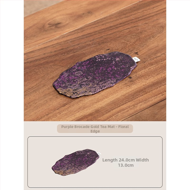 Podmetač za čajni stol s dvostrukom čipkom, debela tkanina, otpornost na opekline