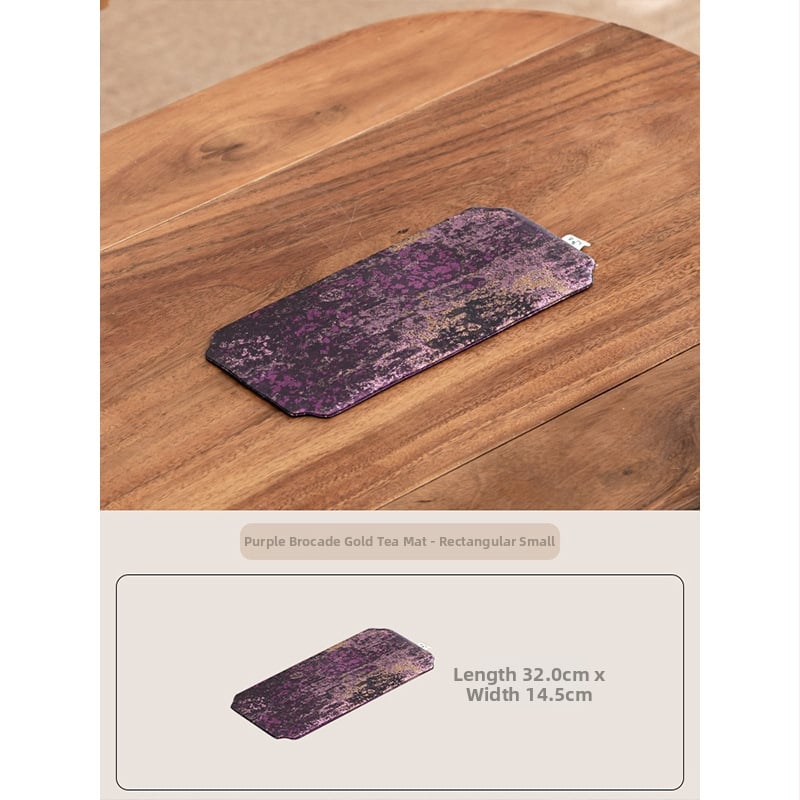 Podmetač za čajni stol s dvostrukom čipkom, debela tkanina, otpornost na opekline