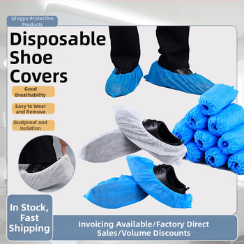 Jednorazové návleky na topánky z netkanej textílie, 30 g, protisklzové, prachotesné, odolné voči opotrebeniu, pre pracoviská