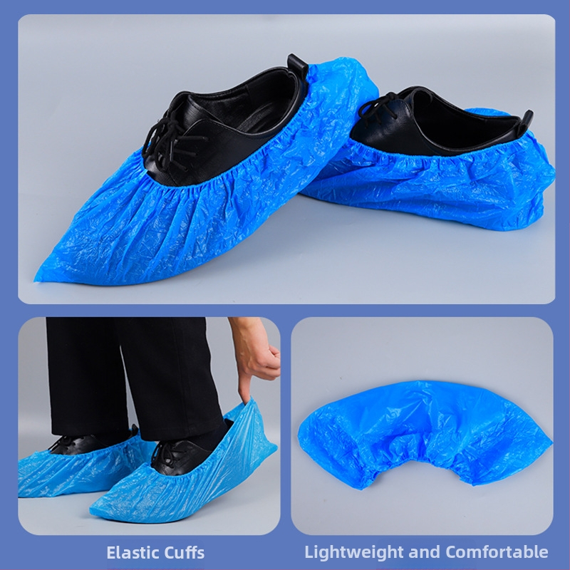 Jednorazové návleky na topánky z netkanej textílie, 30 g, protisklzové, prachotesné, odolné voči opotrebeniu, pre pracoviská