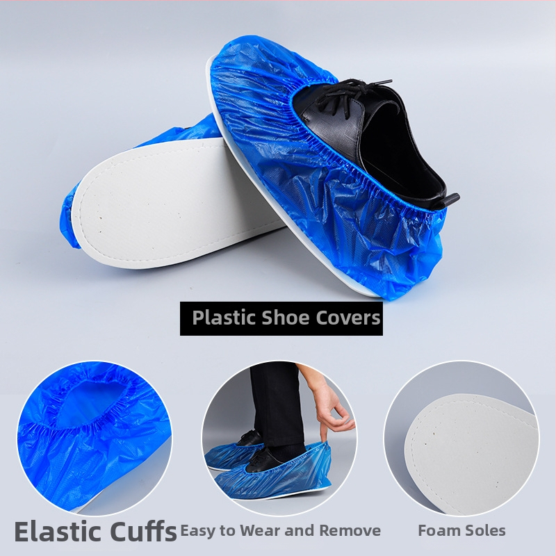 Jednorazové návleky na topánky z netkanej textílie, 30 g, protisklzové, prachotesné, odolné voči opotrebeniu, pre pracoviská