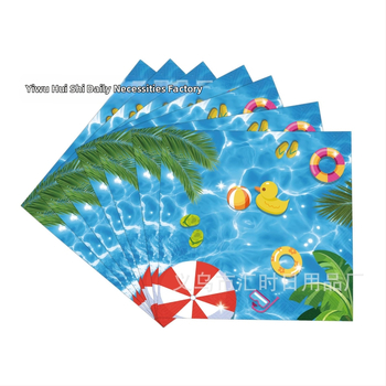 Hui shi комплект еднократни хартиени чинии и подноси, материал: хартия; форма: кръгла; печат на лого: наличен; персонализация: да