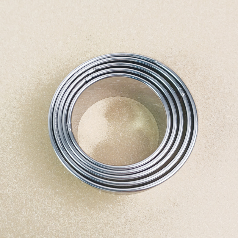 11-dijelni set od nehrđajućeg čelika kružnih kalupa za mousse, tortu i kekse