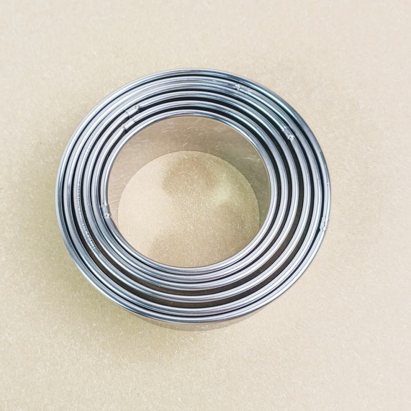 11-dijelni set od nehrđajućeg čelika kružnih kalupa za mousse, tortu i kekse