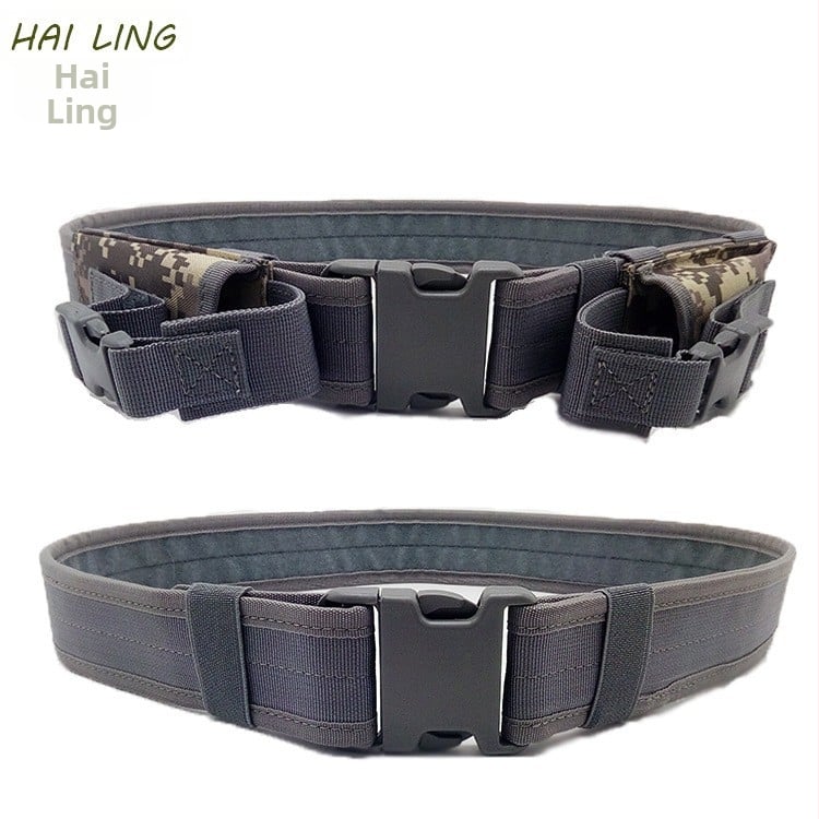 Taktiskā josta ārējai aprīkojumam — 600D neilons; plastmasas sprādze; aizvērums ar sprādzi; platums 2–4 cm; roku darbs