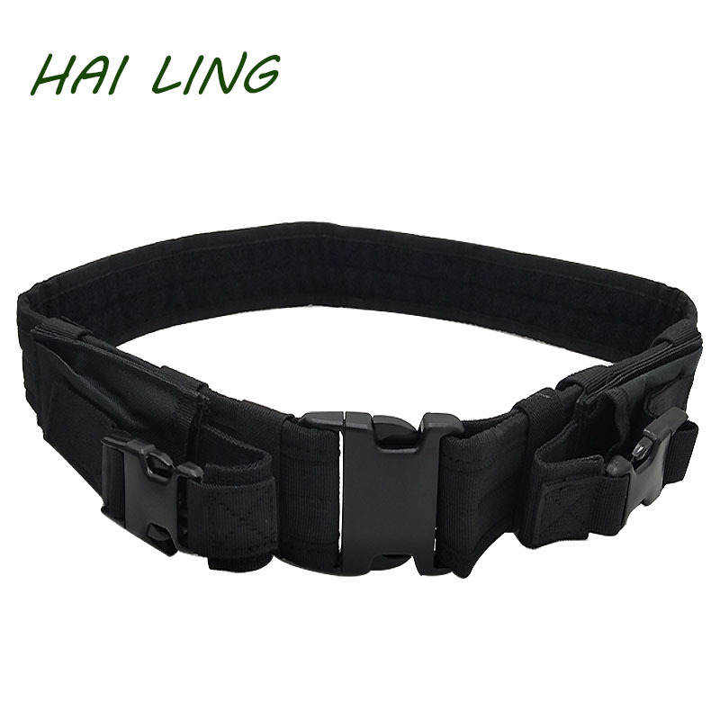 Taktiskā josta ārējai aprīkojumam — 600D neilons; plastmasas sprādze; aizvērums ar sprādzi; platums 2–4 cm; roku darbs