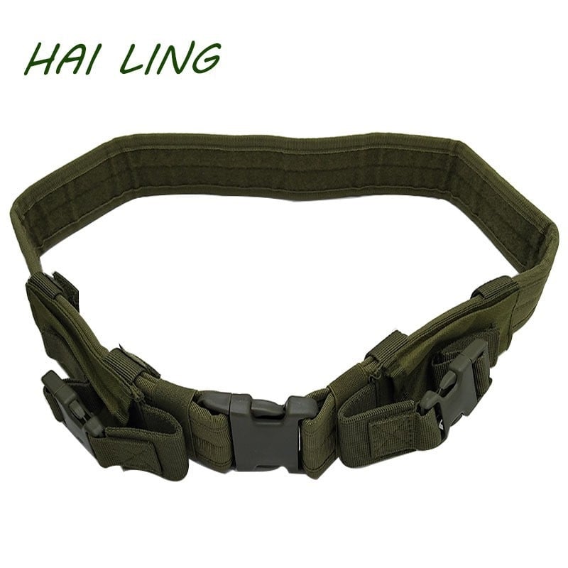 Taktiskā josta ārējai aprīkojumam — 600D neilons; plastmasas sprādze; aizvērums ar sprādzi; platums 2–4 cm; roku darbs