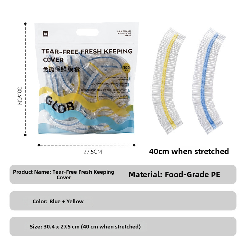 Пластмасова обвивка за свежо съхранение — хранителен клас, многофункционална, 1 бр.