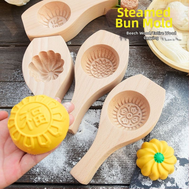 Kruhová silikónová forma na pečenie | na parené buchty, mooncakes a sušienky | čínske štýl