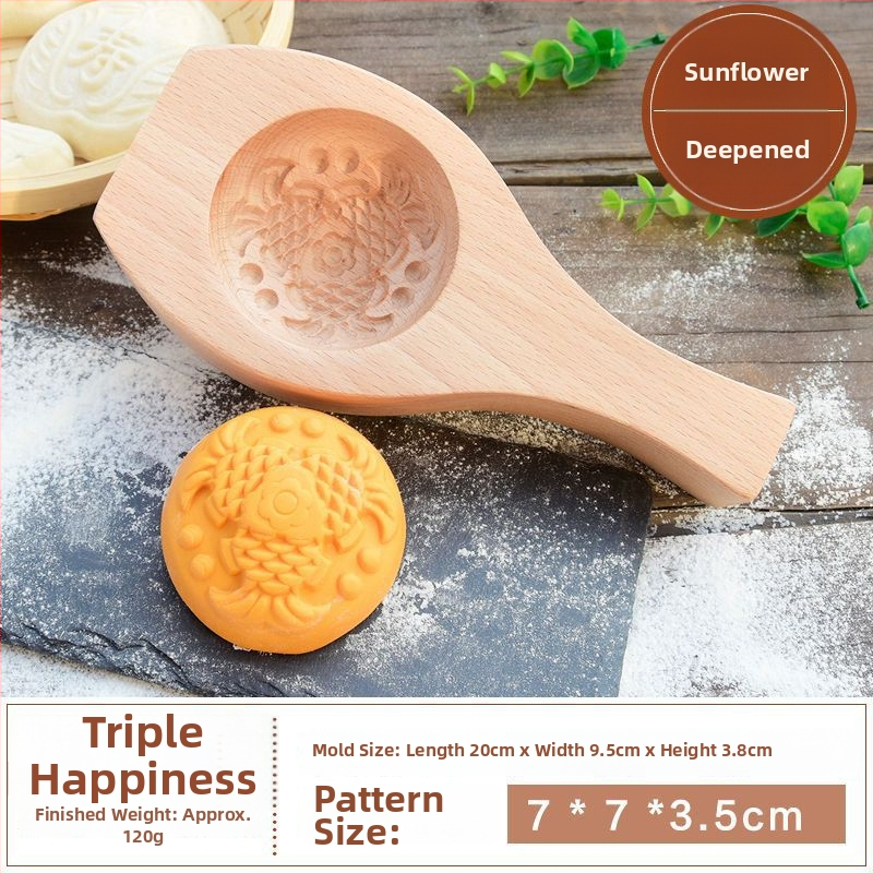 Kruhová silikónová forma na pečenie | na parené buchty, mooncakes a sušienky | čínske štýl