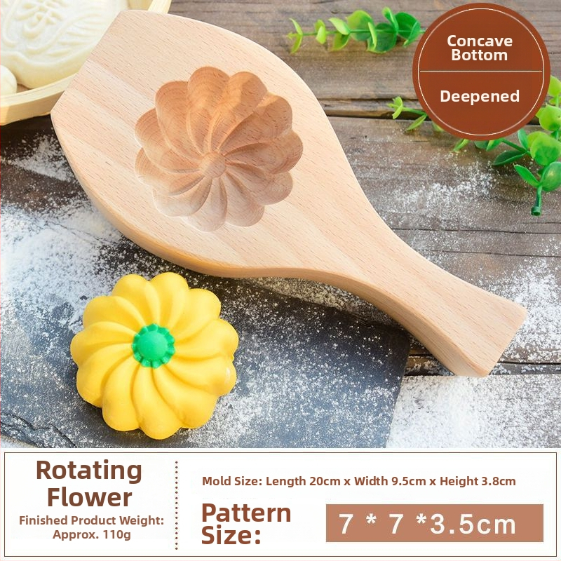 Kruhová silikónová forma na pečenie | na parené buchty, mooncakes a sušienky | čínske štýl