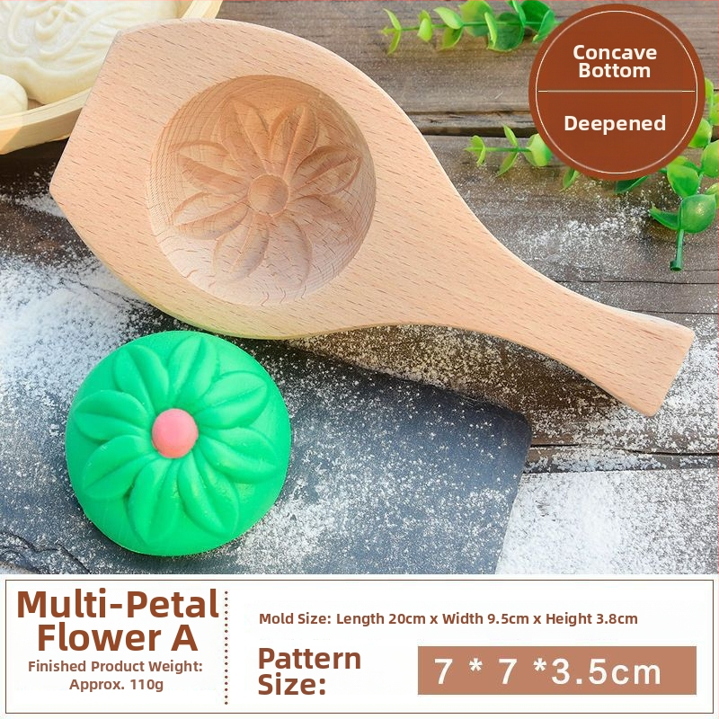 Kruhová silikónová forma na pečenie | na parené buchty, mooncakes a sušienky | čínske štýl