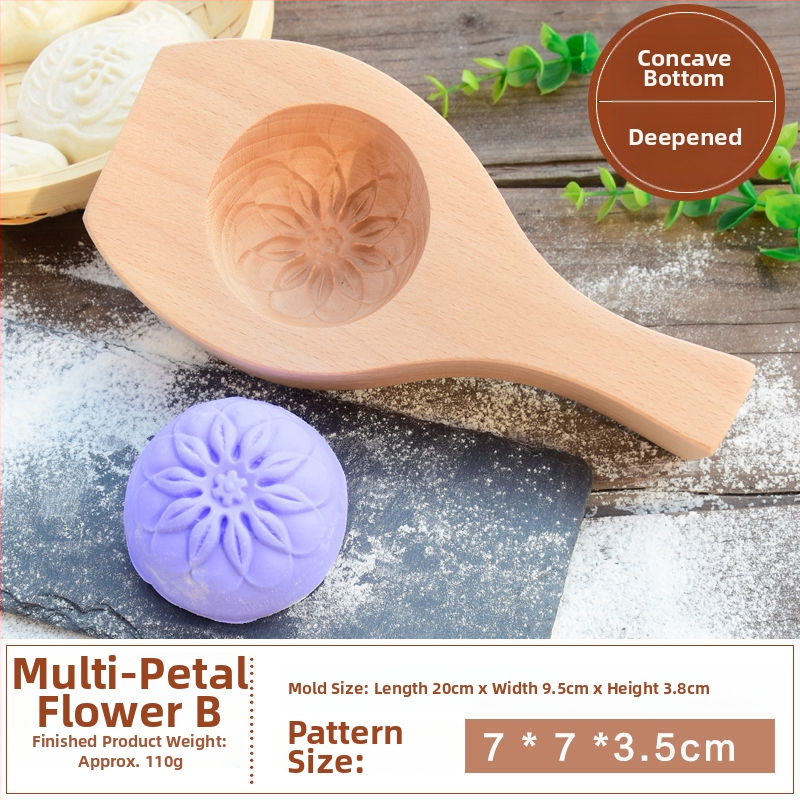 Kruhová silikónová forma na pečenie | na parené buchty, mooncakes a sušienky | čínske štýl