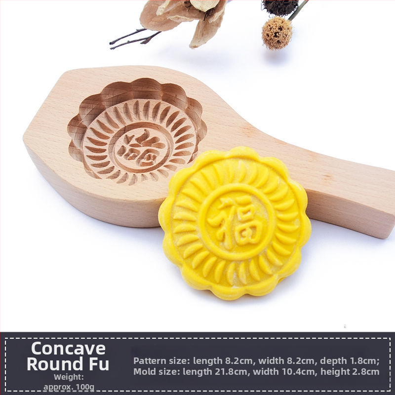 Kruhová silikónová forma na pečenie | na parené buchty, mooncakes a sušienky | čínske štýl