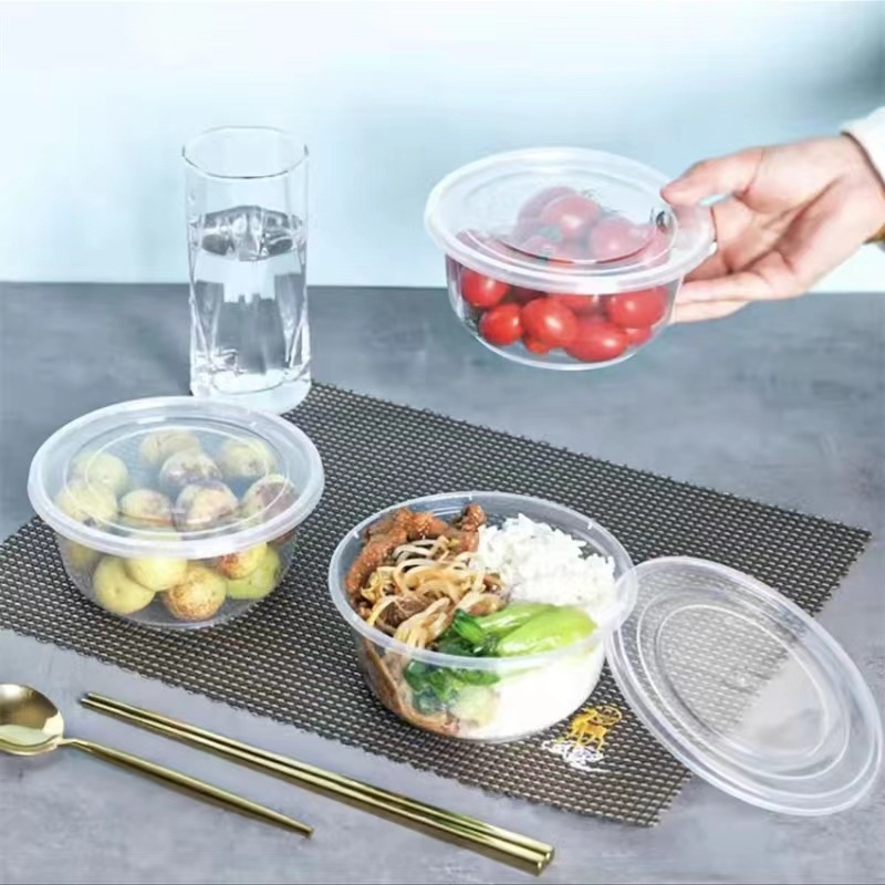 Удебелена еднократна купа с капак, 8 бр., PP материал, биоразградима, без микровълнова, минималистичен стил