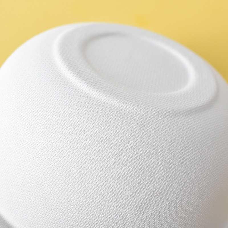 Set de veselă de masă din hârtie, de unică folosință: boluri și farfurii rotunde din hârtie, biodegradabile, capacități 350/500/850/1000, cutie cu 1000 buc.