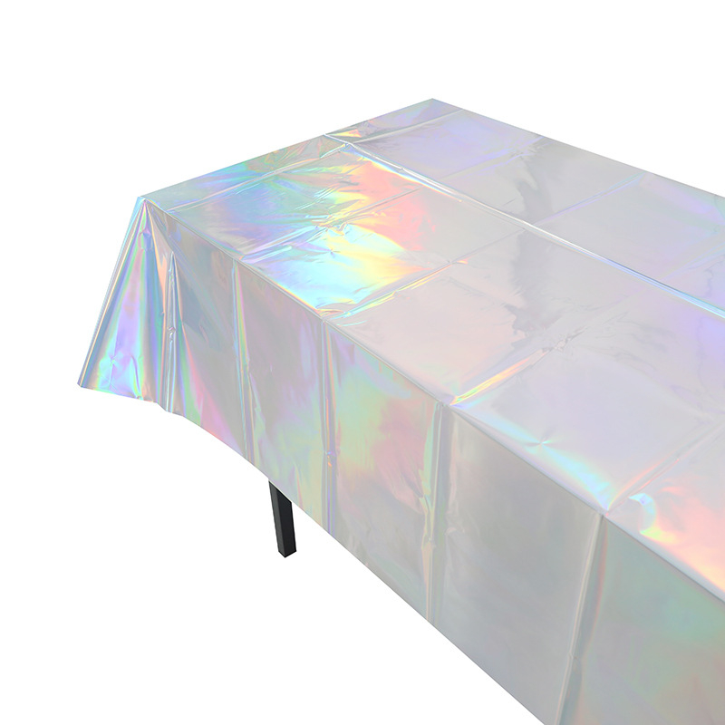 Jednokratni stolnjak od aluminijskog folije, pravokutnog oblika, za zabave