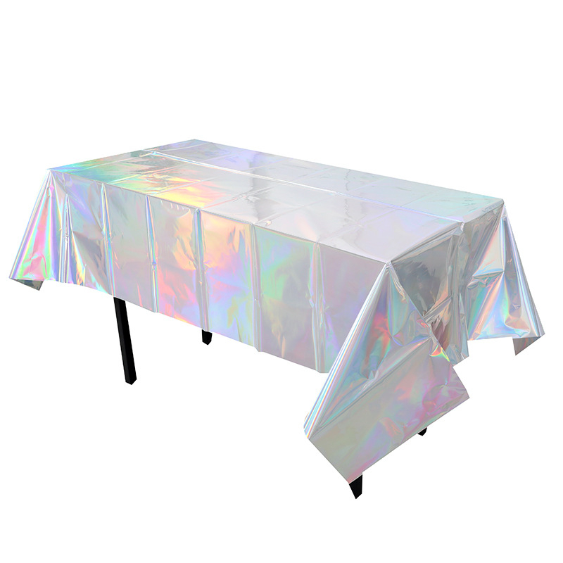 Jednokratni stolnjak od aluminijskog folije, pravokutnog oblika, za zabave