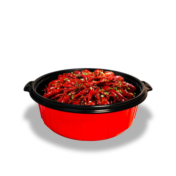 Еднократна PP купа за супа, удебелена, термоустойчива, подходяща за микровълнова, опаковка от 80 броя