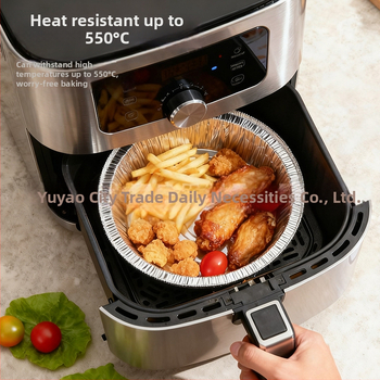 Jednokratna posuda od aluminijske folije za air fryer – prilagodljiva, biološki razgradiva