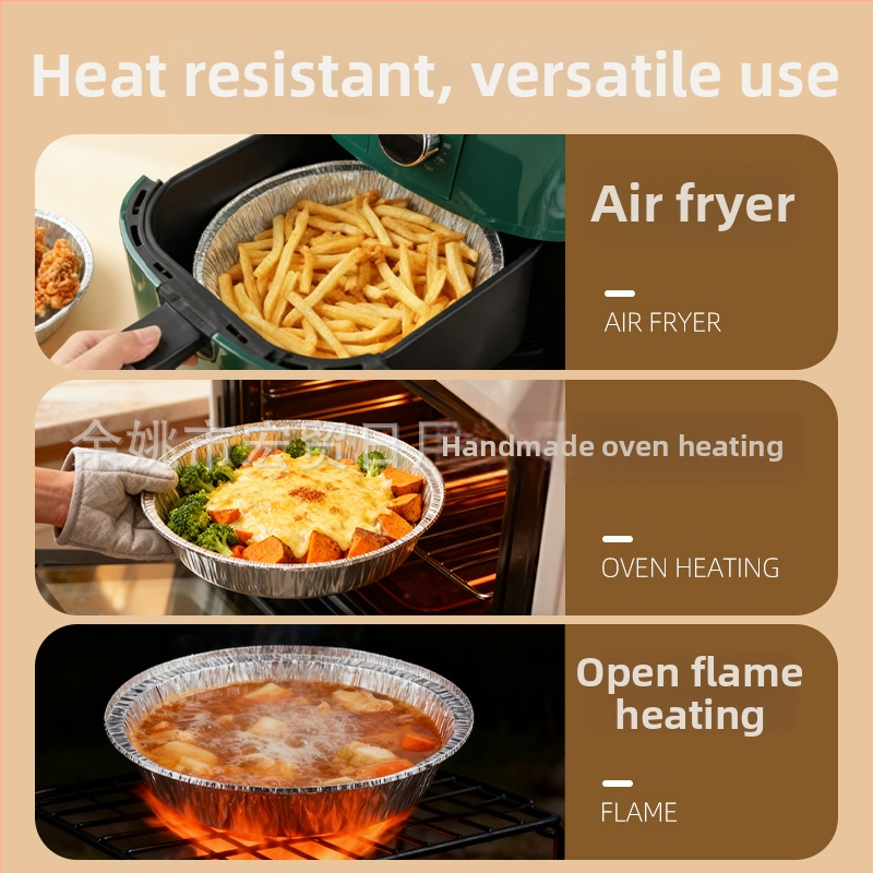 Jednokratna posuda od aluminijske folije za air fryer – prilagodljiva, biološki razgradiva