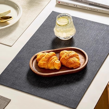 Kožni podmetač za stol, nordijski stil, kvadratni oblik, jednobojna, Longyao, proljeće 2025 izlazak