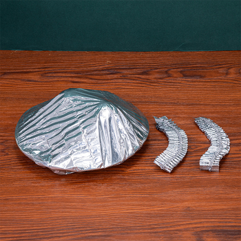 Izolacijski poklopac za hranu od aluminijske folije | Kućna upotreba | 1 kom | Podrijetlo: Zhejiang