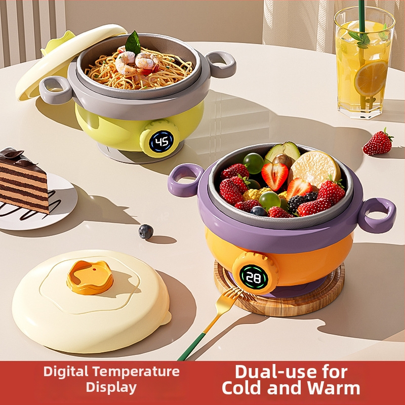 Mobike nehrđajući čelik, izolirana posuda za hranjenje beba s digitalnim zaslonom, od 3 mjeseca