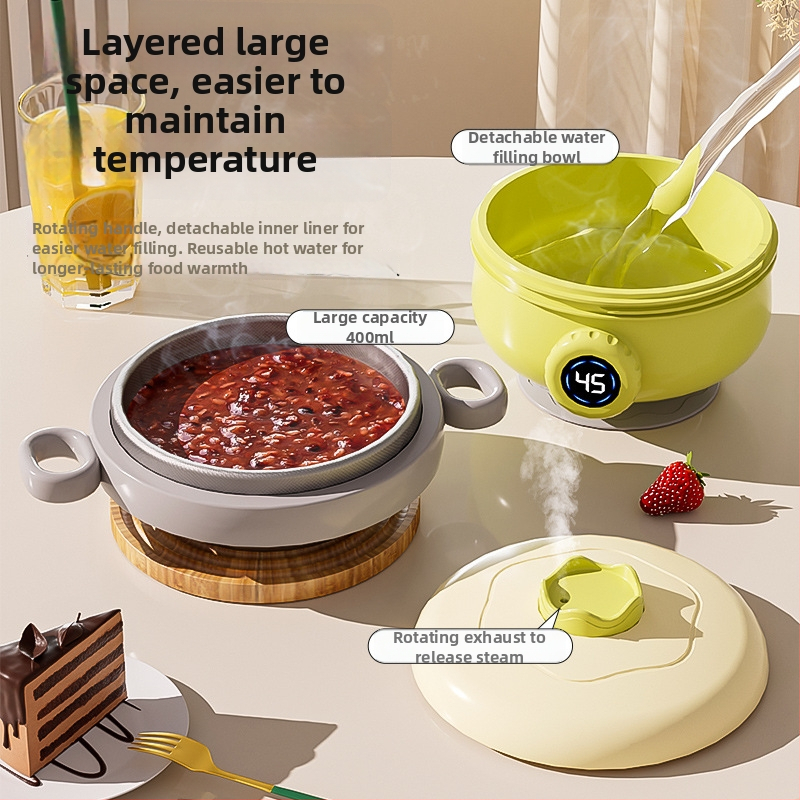 Mobike nehrđajući čelik, izolirana posuda za hranjenje beba s digitalnim zaslonom, od 3 mjeseca