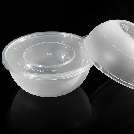 Пластмасова матова купа за Eight-Treasure Rice за бързо хранене, 650 ml капацитет, микровълнова безопасна, печат на лого, персонализируема