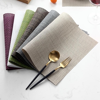 Podmetač za stol za blagovanje, PVC materijal, moderni minimalistički stil, podrijetlo Yiwu, vrhunska kvaliteta