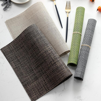 Podmetač za stol za blagovanje, PVC materijal, moderni minimalistički stil, podrijetlo Yiwu, vrhunska kvaliteta