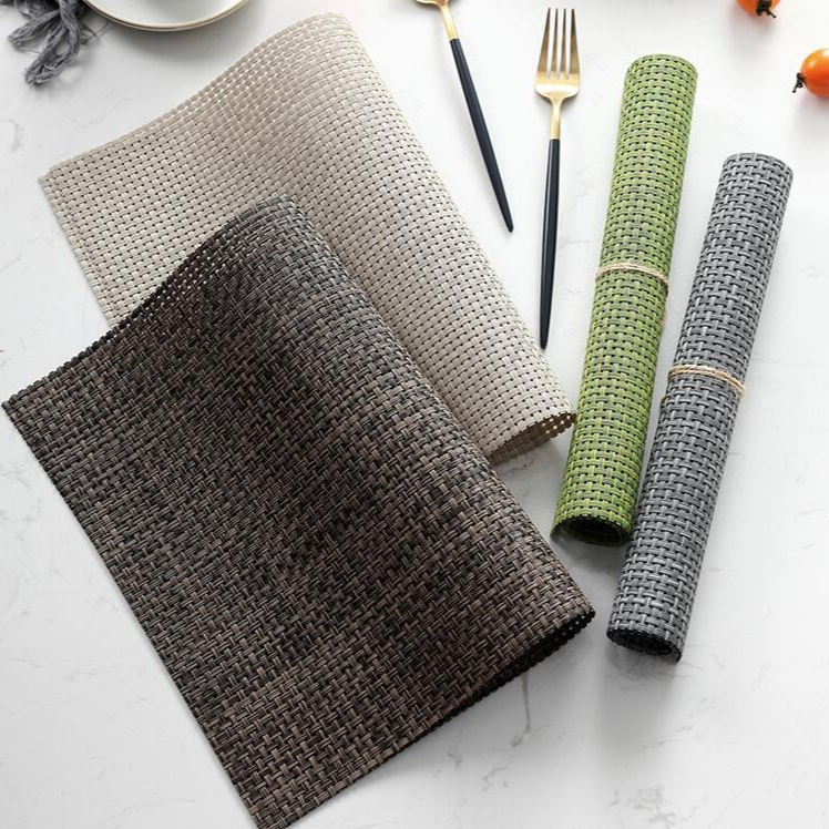 Podmetač za stol za blagovanje, PVC materijal, moderni minimalistički stil, podrijetlo Yiwu, vrhunska kvaliteta